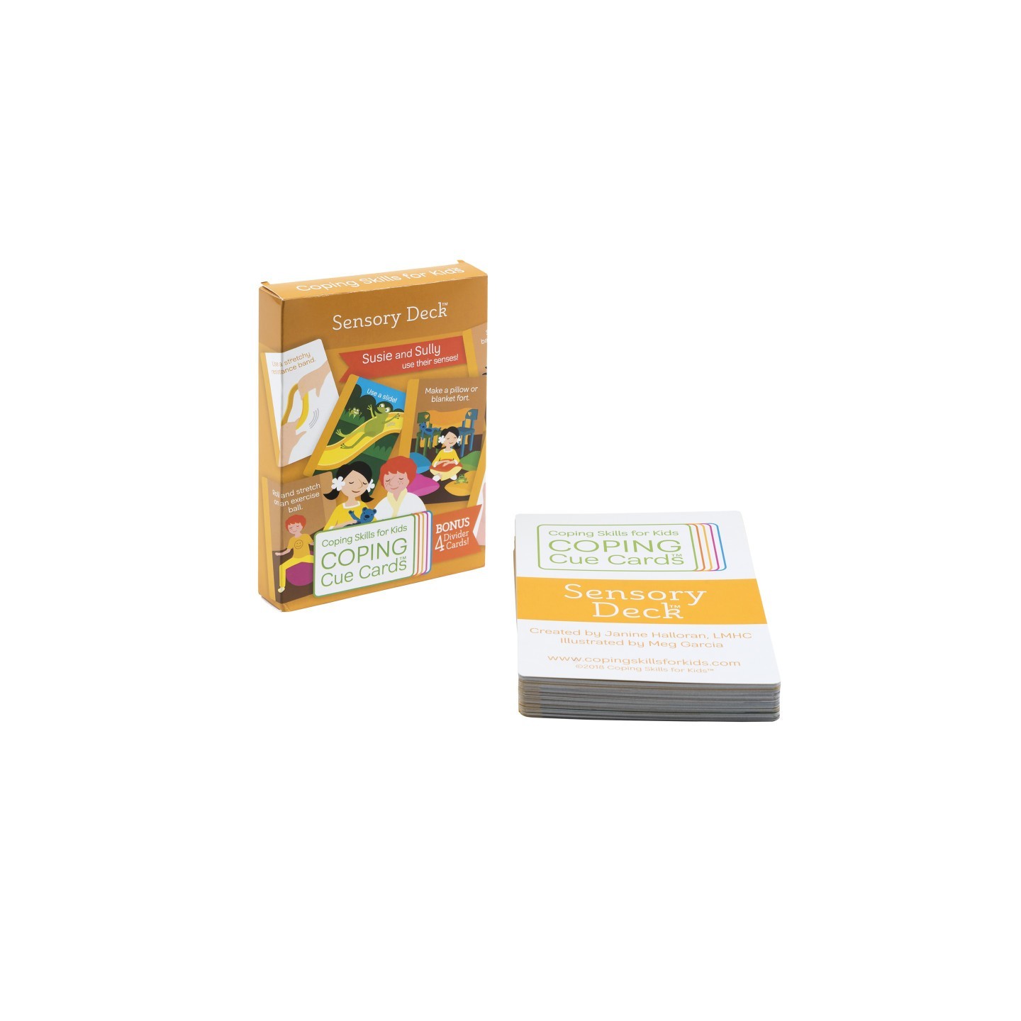 Coping Skills for Kids™ Coping Cue Cards™ Sensory Deck™