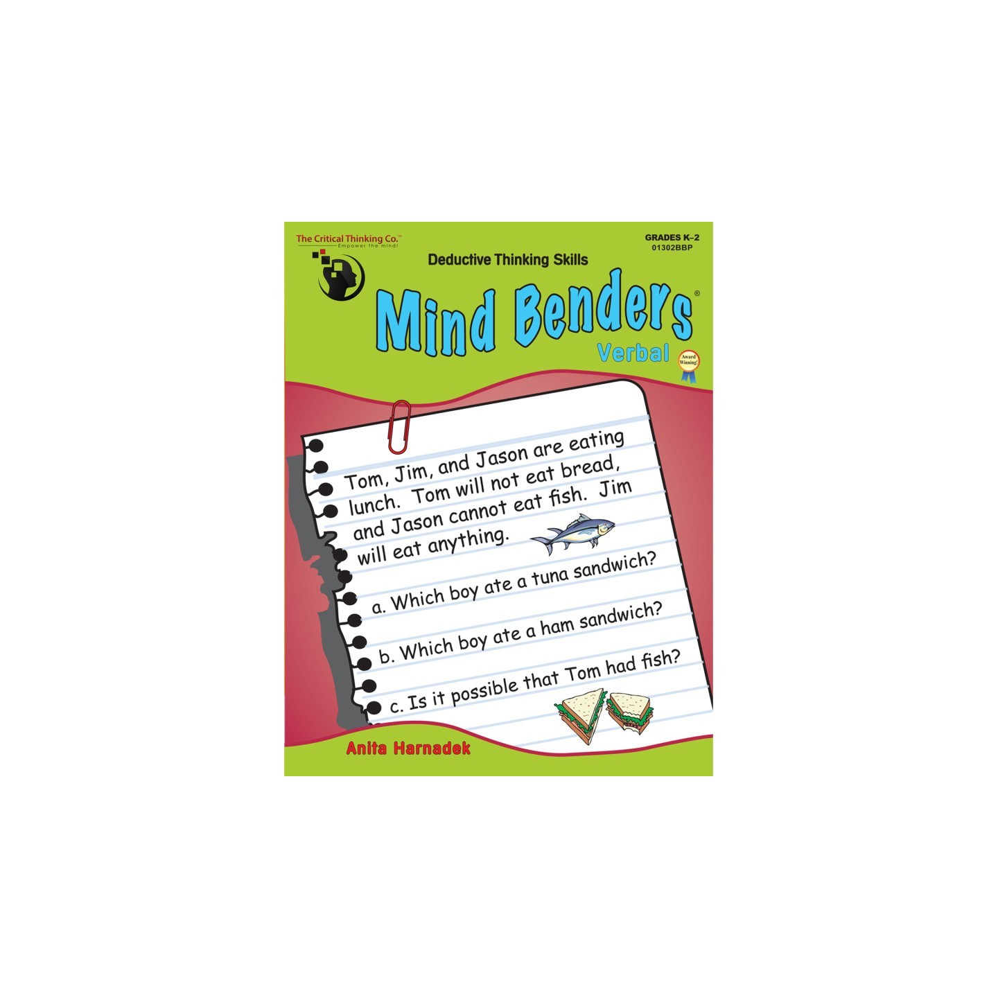 The Critical Thinking Co.™ Mind Benders® Verbal, Grades K-2