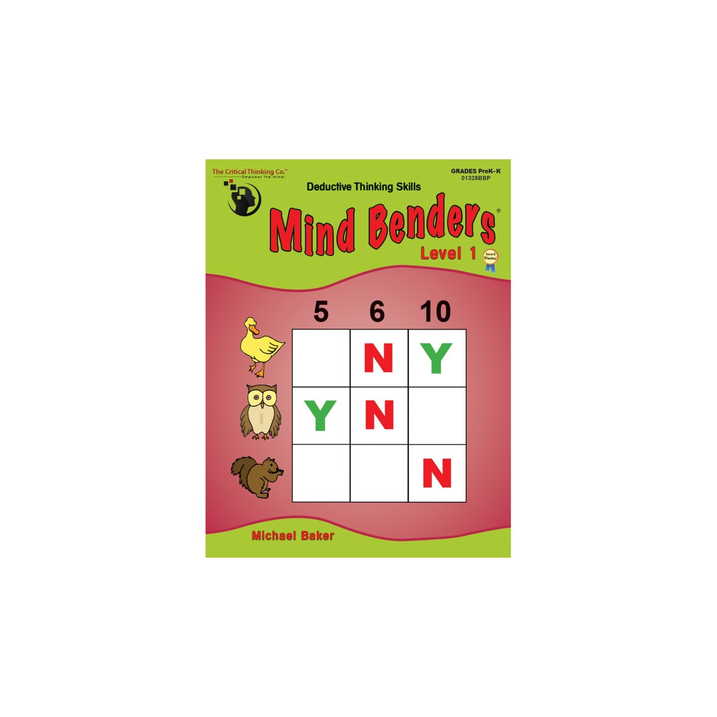 The Critical Thinking Co.™ Mind Benders® Level 1, Grades PreK-K