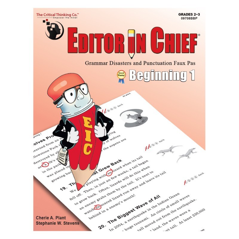 The Critical Thinking Co.™ Editor In Chief® Beginning 1