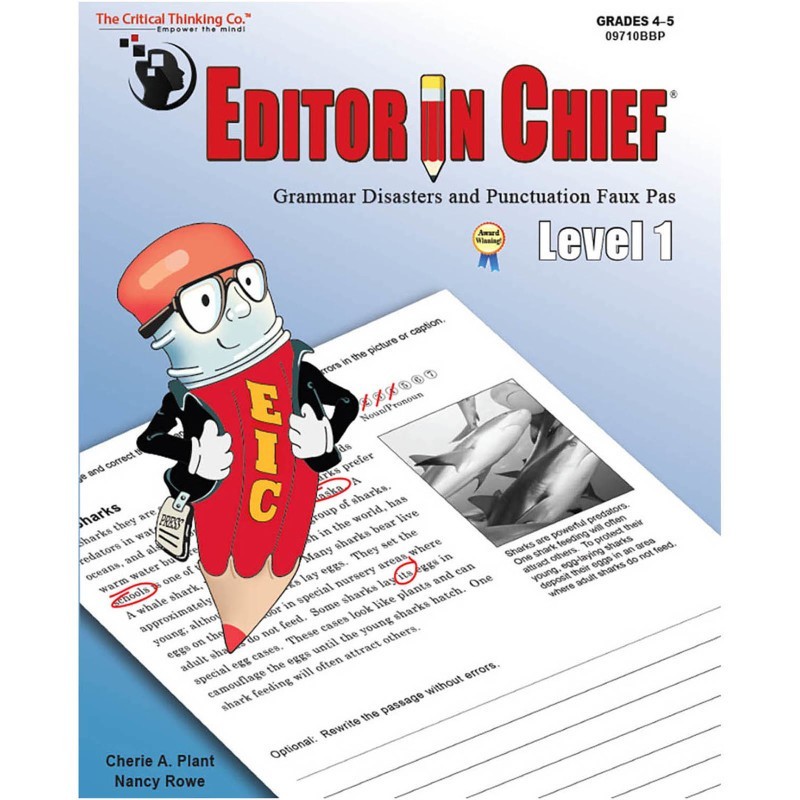 The Critical Thinking Co.™ Editor in Chief® Level 1