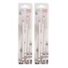 Conté à Paris Pastel Pencils, White, 2 Per Pack, 2 Packs
