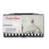 Conté à Paris Carrés Esquisse Sketching Pastel Crayons, White HB, Set of 12