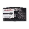 Conté à Paris Carrés Esquisse Sketching Pastel Crayons, Black HB, Set of 12