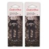 Conté à Paris Carrés Esquisse Sketching Pastel Crayons, Black 2B, 2 Per Pack, 2 Packs