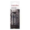 Conté à Paris Carrés Esquisse Sketching Pastel Crayons, Black B, Pack of 2