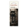 Conté à Paris Carrés Esquisse Sketching Pastel Crayons, Black HB, Pack of 2