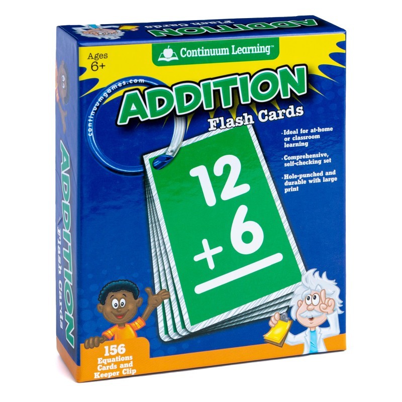 Continuum Games Addition Flash Cards