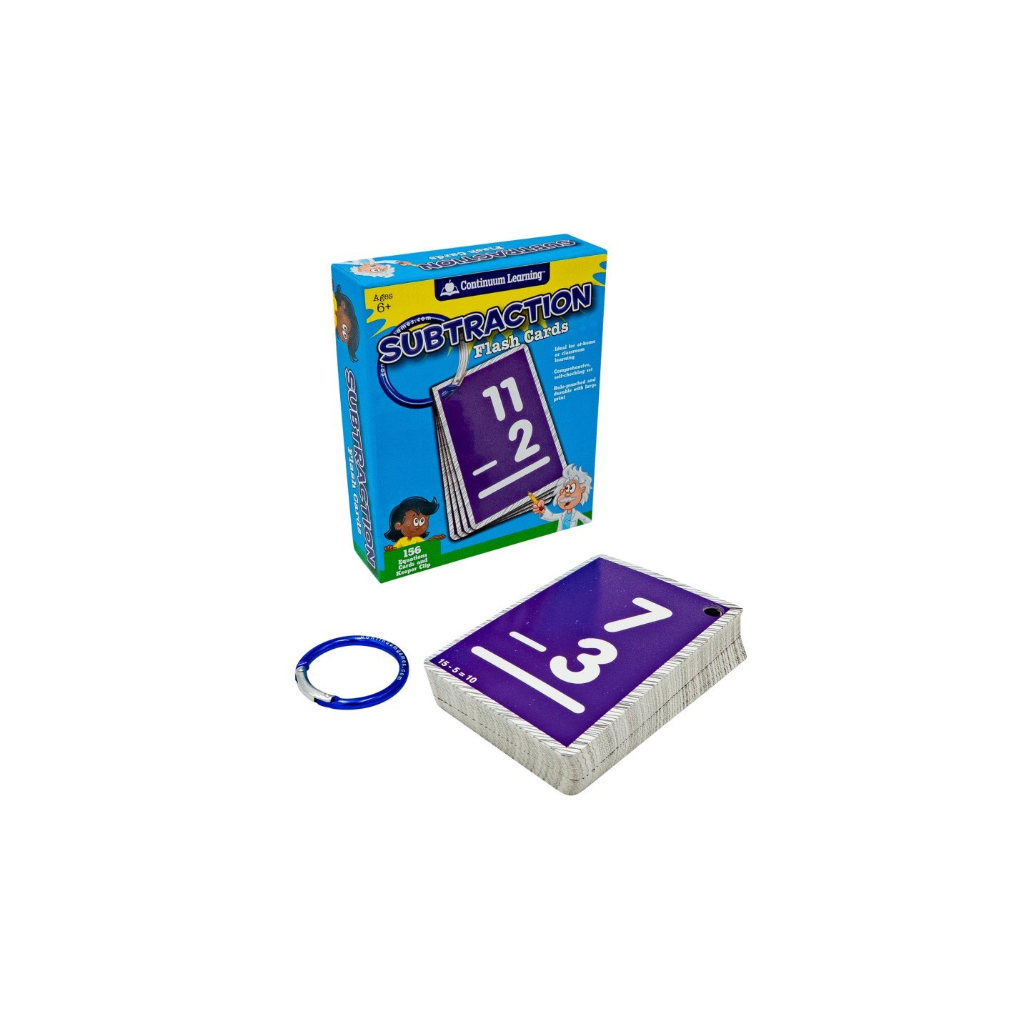 Continuum Games Subtraction Flash Cards