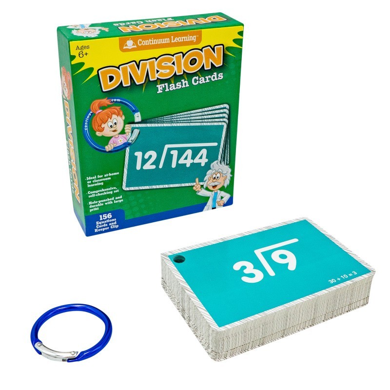 Continuum Games Division Flash Cards