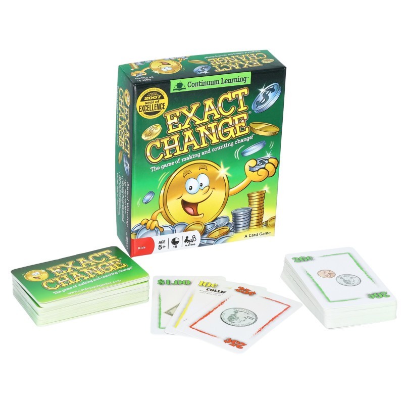Continuum Games Exact Change Card Game