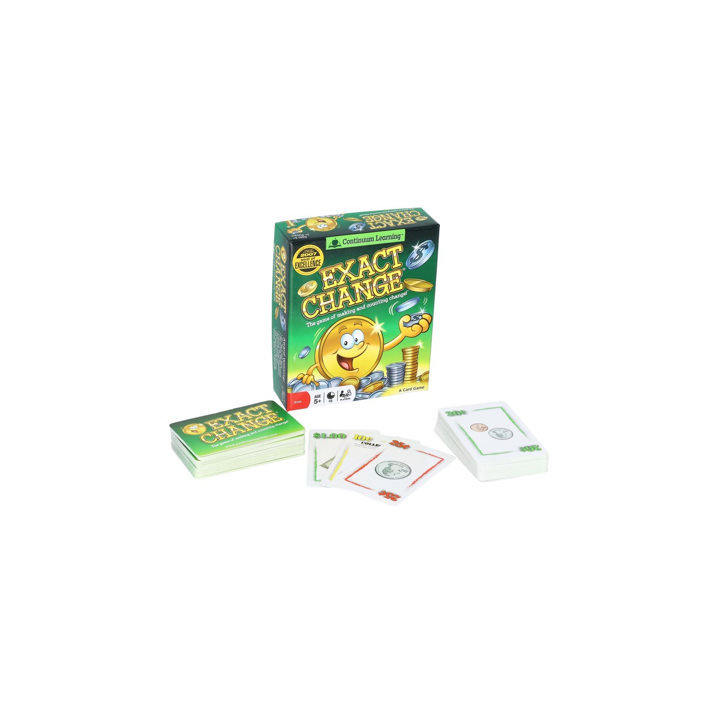 Continuum Games Exact Change Card Game
