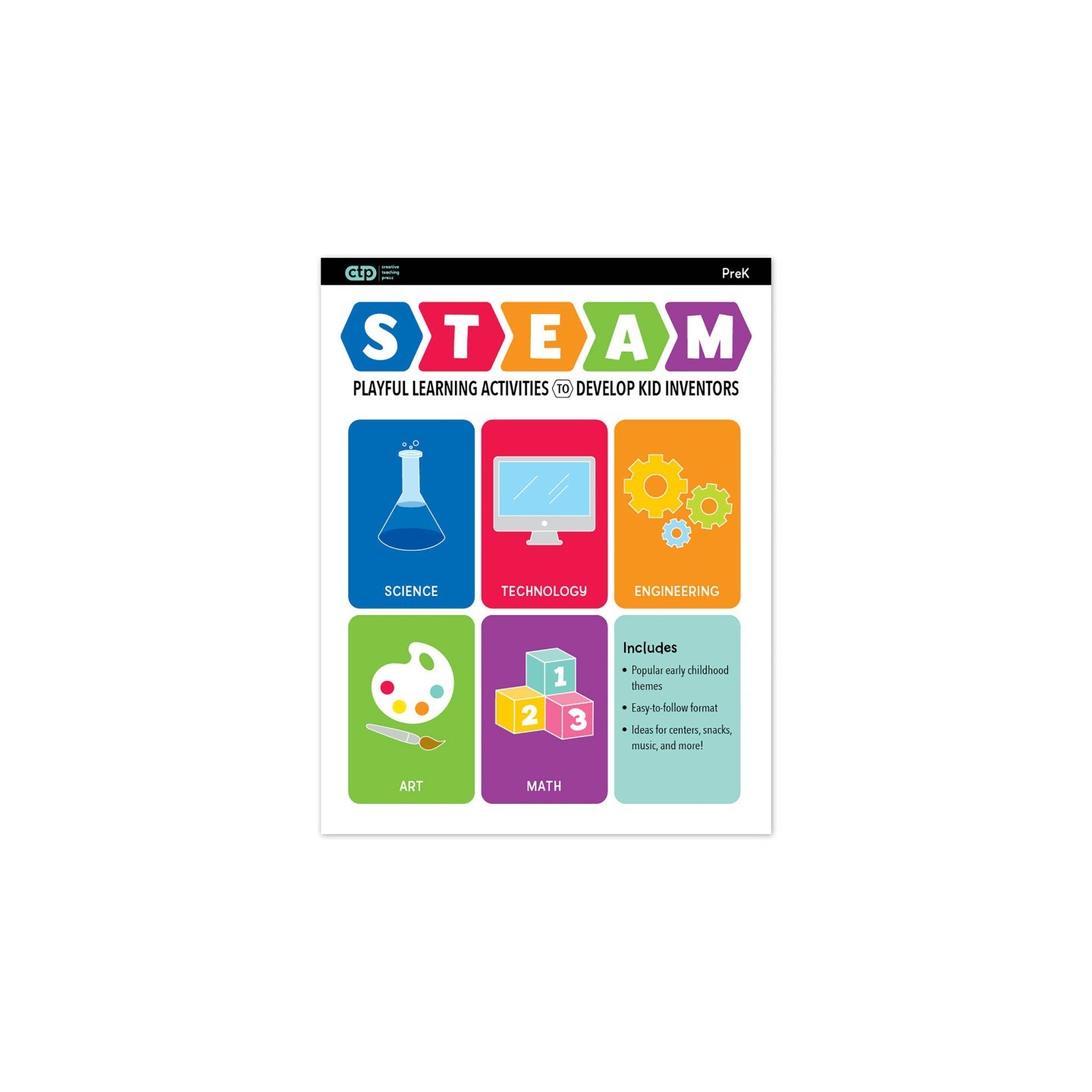 Creative Teaching Press® STEAM Learning Activities, Grade PreK