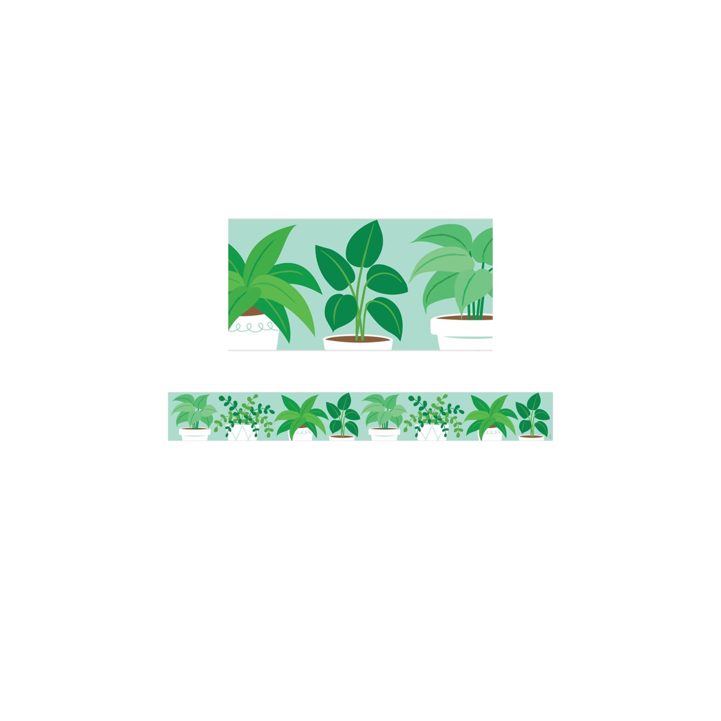 Creative Teaching Press® Potted Plants EZ Border, 48 Feet