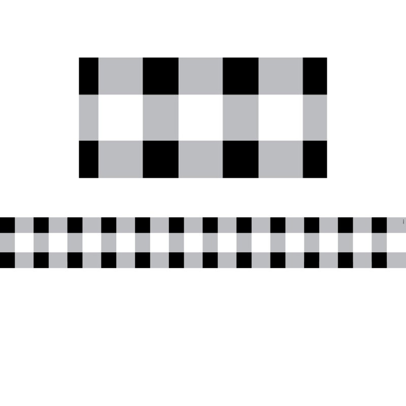Creative Teaching Press® Buffalo Check EZ Border, 48 Feet