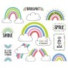 Creative Teaching Press® Rainbow Doodles Doodly Rainbows Bulletin Board Set