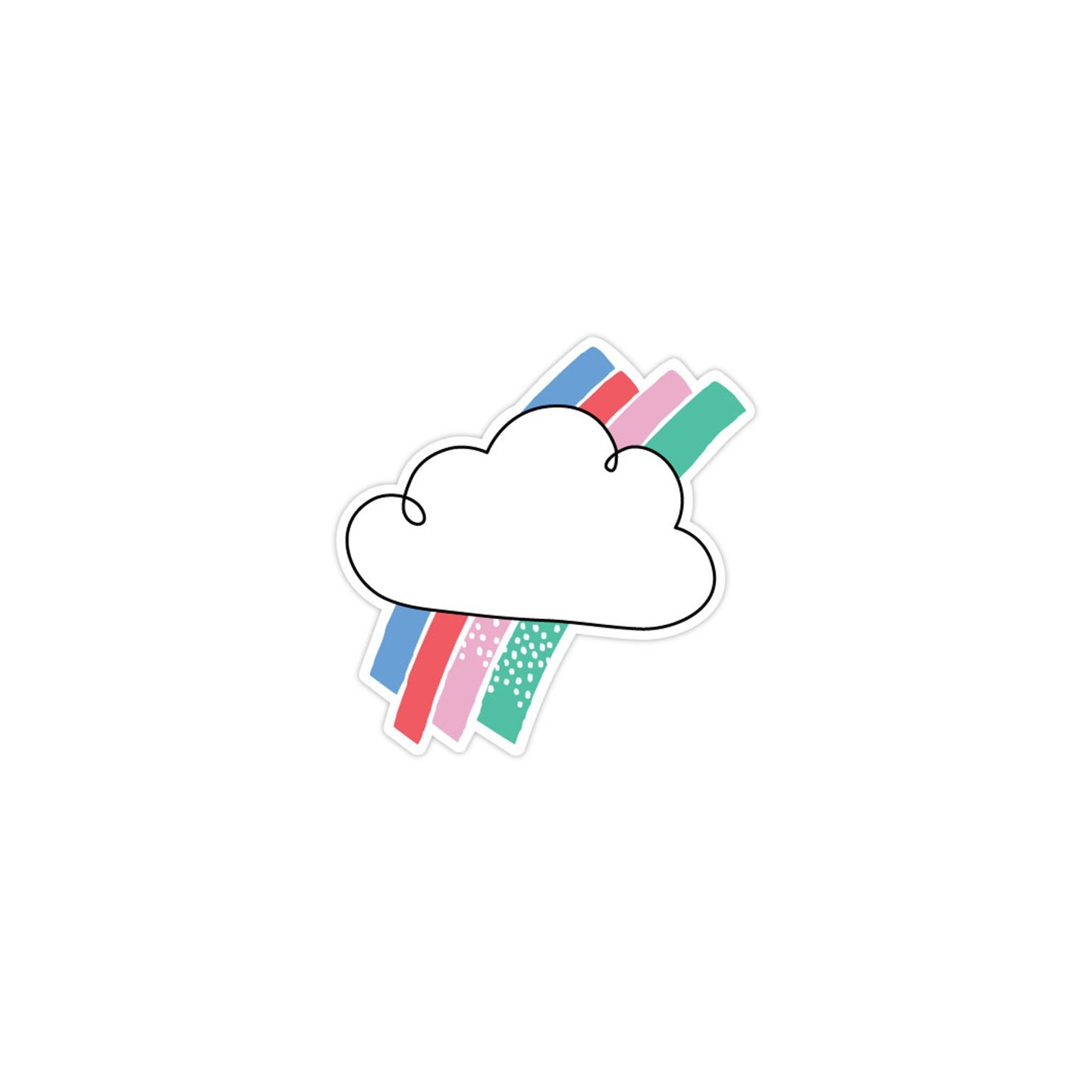 Creative Teaching Press® Rainbow Skies 6" Designer Cut-Outs, Pack of 36