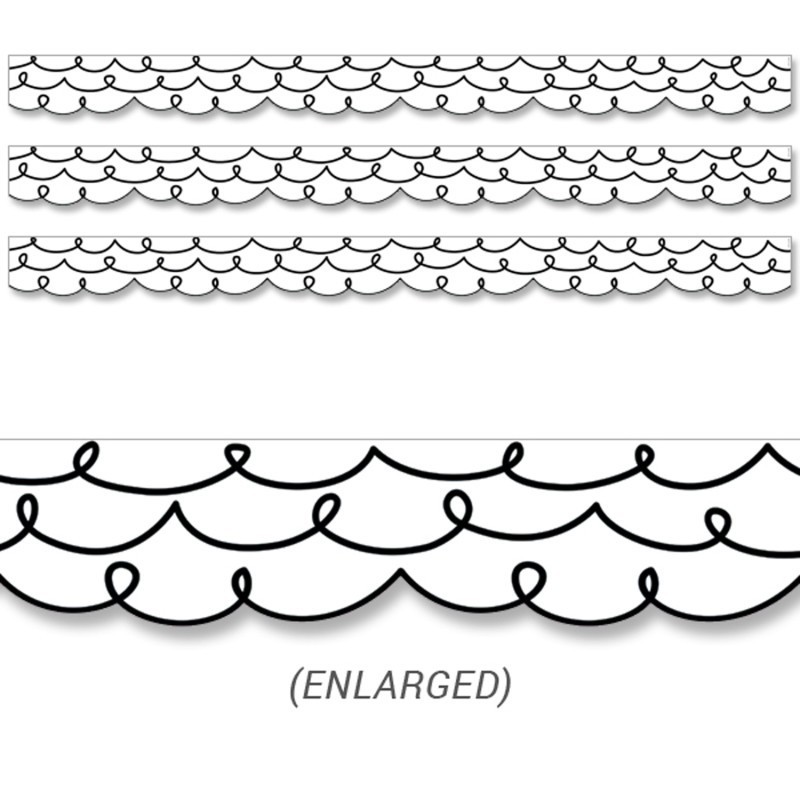 Creative Teaching Press® Core Décor Loop-De-Loop Border EZ Border, 48 Feet Per Pack, 3 Packs
