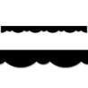 Creative Teaching Press® Black Stylish Scallops Border, 35 Feet