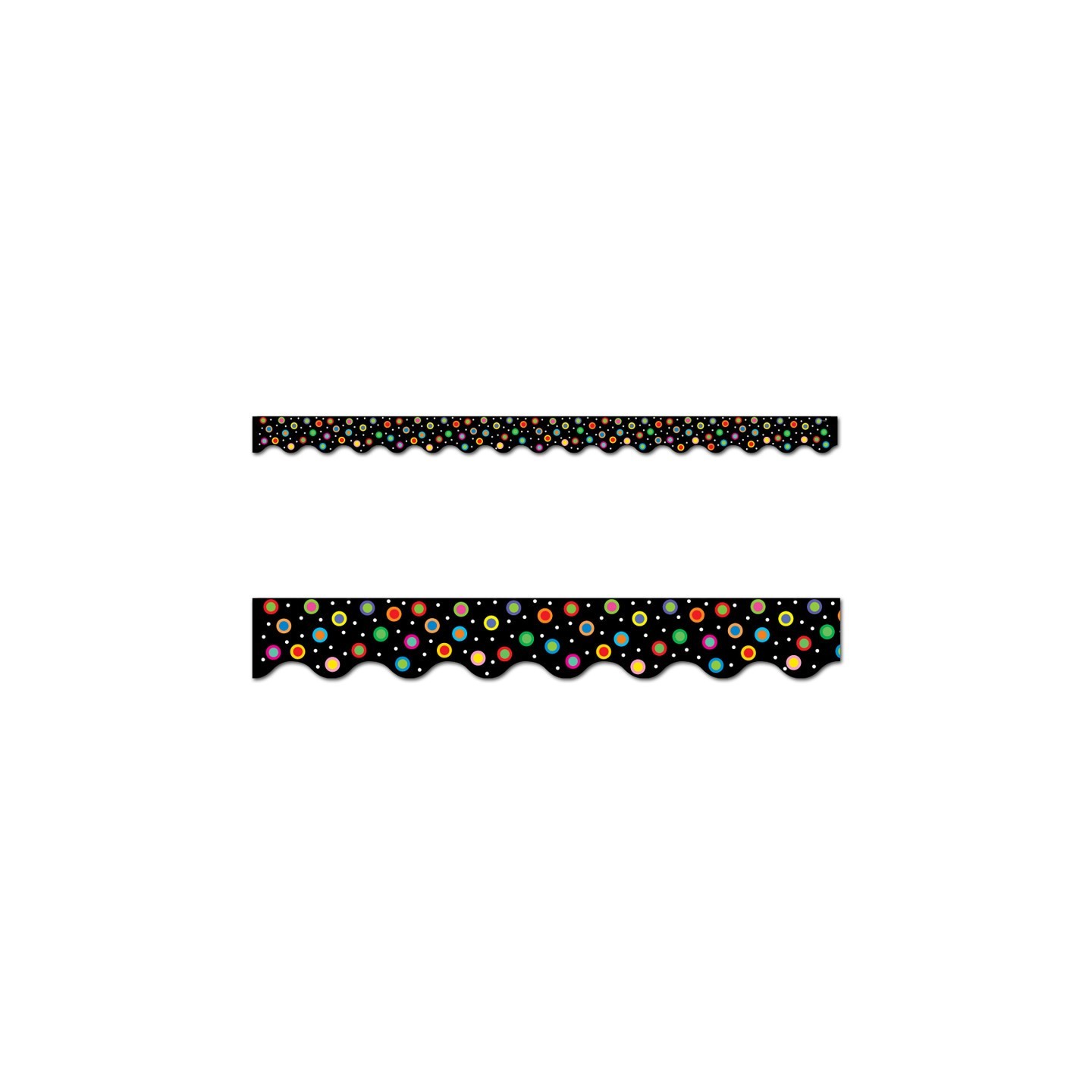 Creative Teaching Press® Dots on Black Wavy EZ Border, 48 Feet