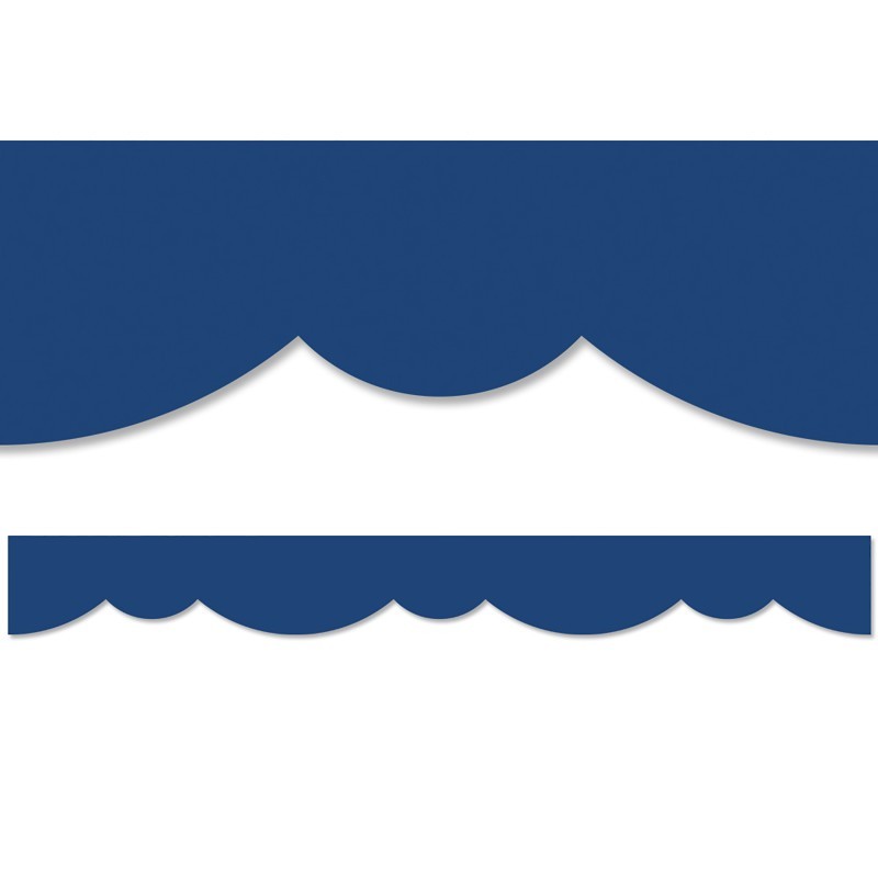 Creative Teaching Press® Blue Stylish Scallops EZ Border, 48 Feet