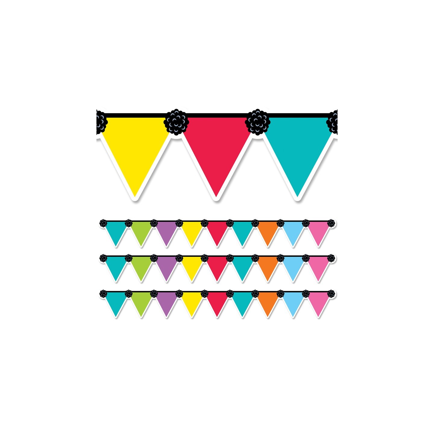 Creative Teaching Press® Pennant Party EZ Border, 48 Feet, 3 Packs