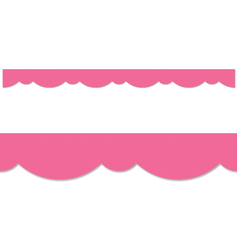 Creative Teaching Press® Core Decor Pink Stylish Scallops EZ Border™, 48 Feet