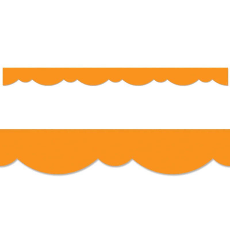 Creative Teaching Press® Core Decor Orange Stylish Scallops EZ Border™, 48 Feet