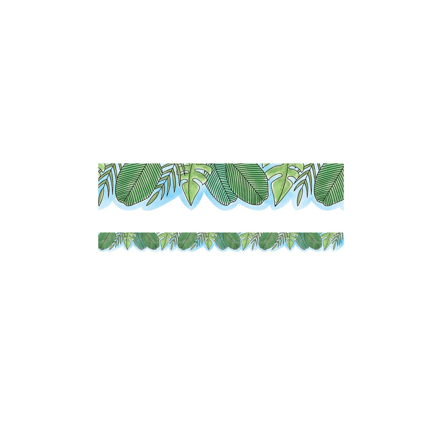 Creative Teaching Press® Safari Friends Jumbo Leaves EZ Border, 48 Feet