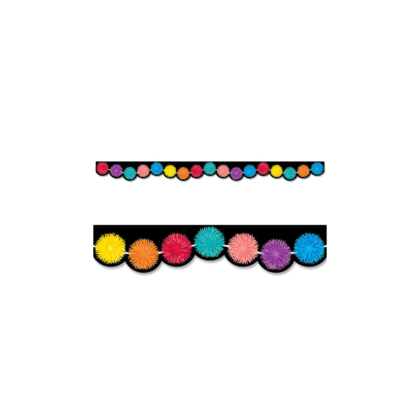 Creative Teaching Press® Pom Poms EZ Border, 48 Feet