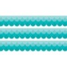 Creative Teaching Press® Painted Palette Ombre Turquoise Scallops EZ Border, 48 Feet Per Pack, 3 Packs