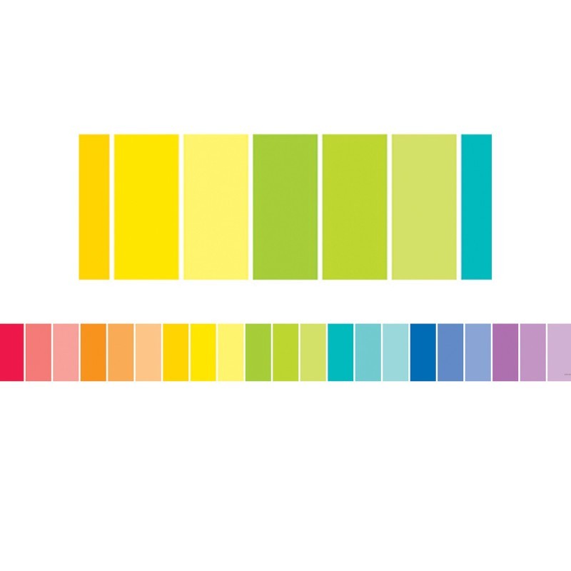Creative Teaching Press® Rainbow Paint Chip EZ Border, 48 Feet