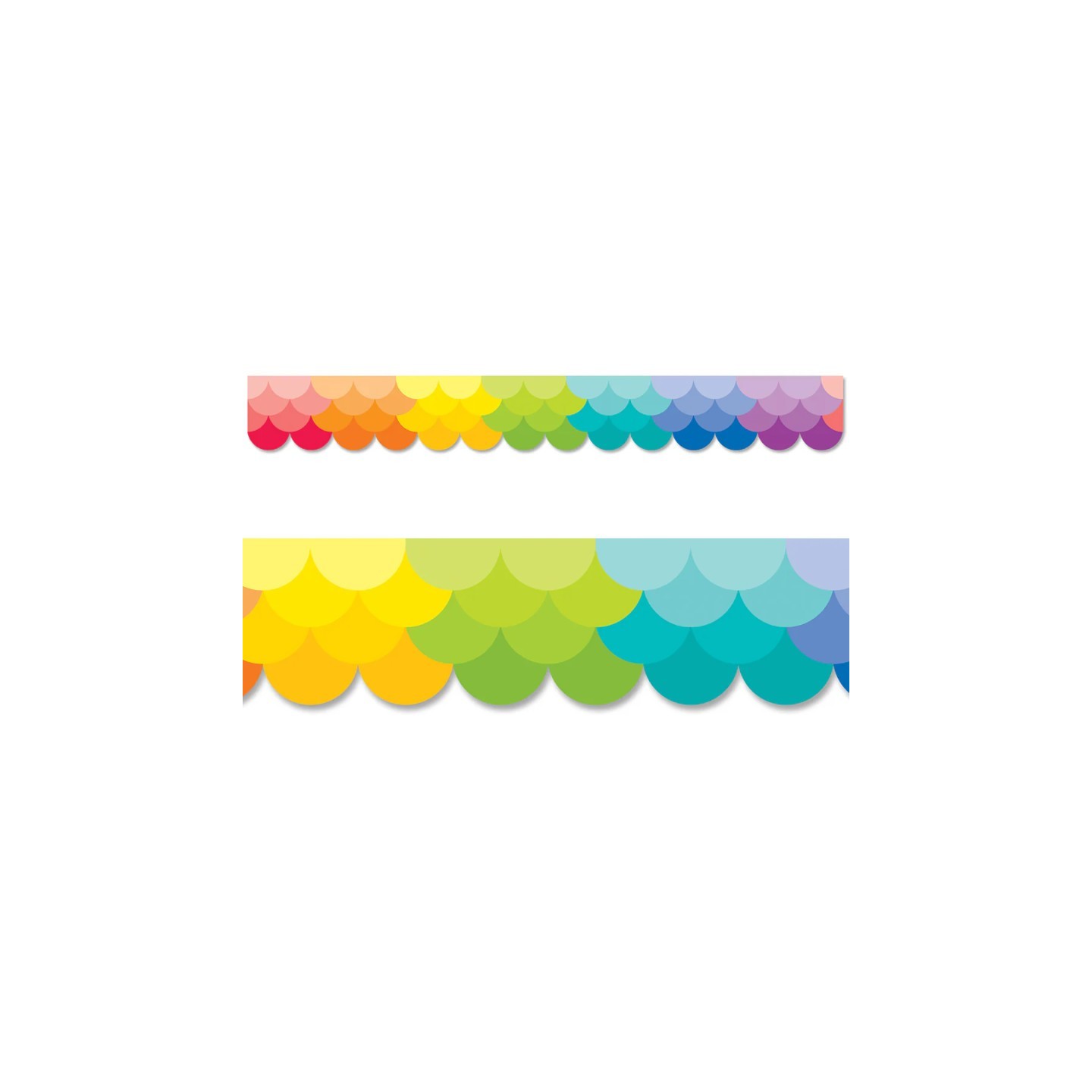 Creative Teaching Press® Ombre Rainbow Scallops EZ Border™, 48 Feet