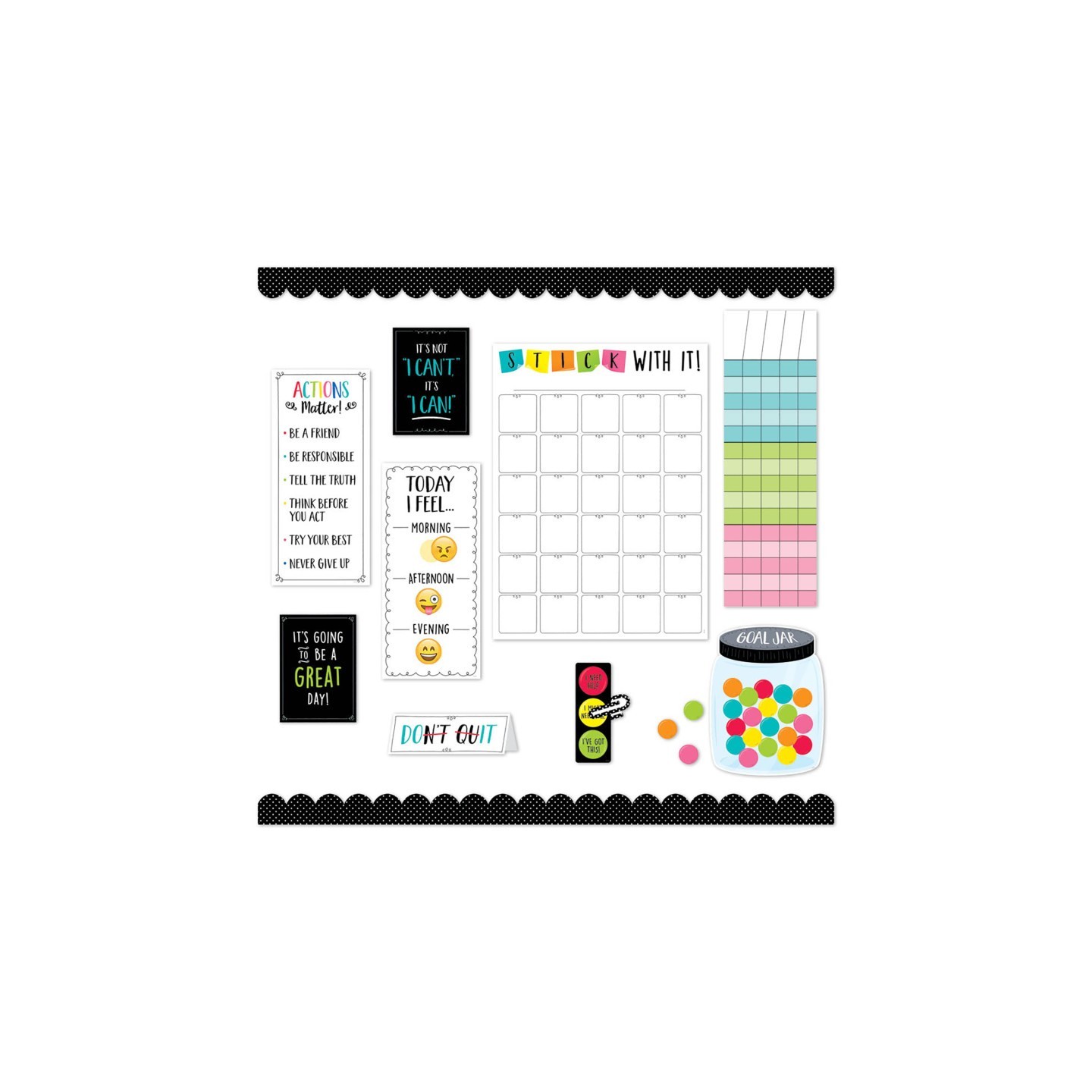 Creative Teaching Press® The At-Home Classroom Bulletin Board Set