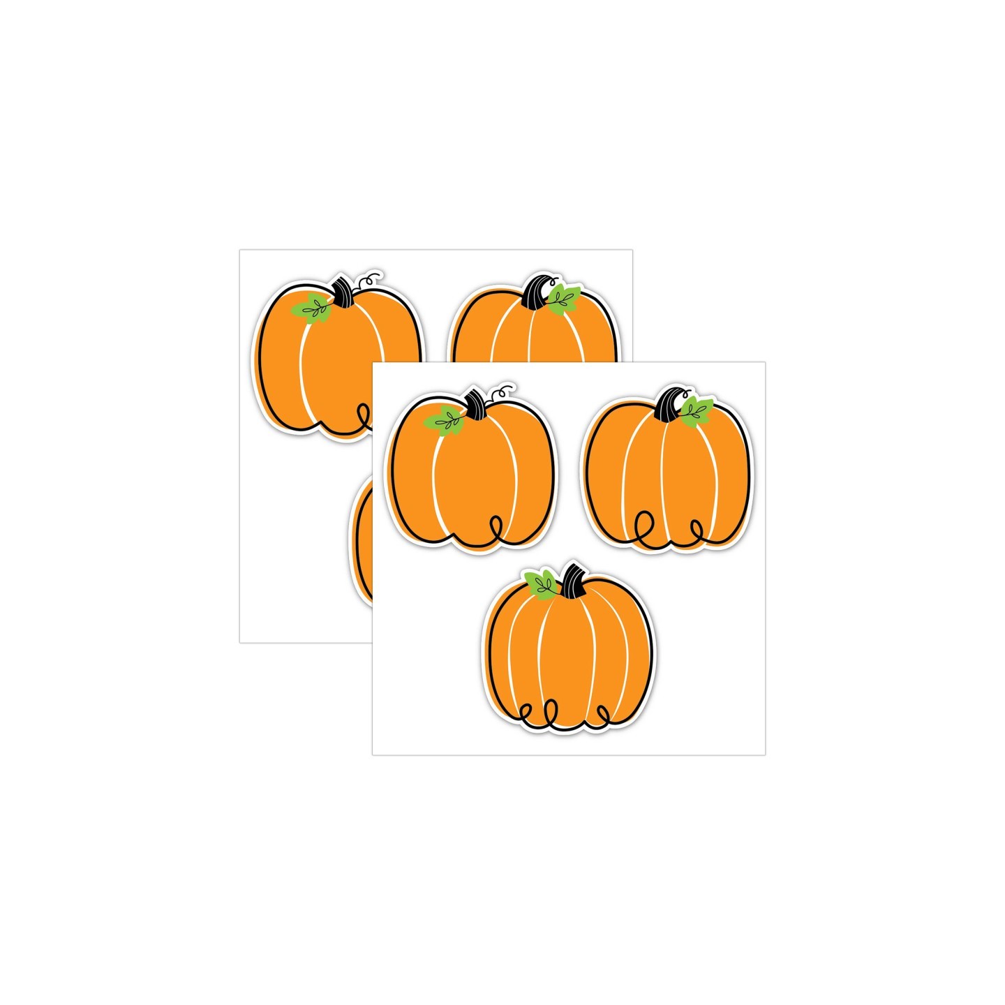 Creative Teaching Press® Core Décor Doodle Pumpkin 6" Designer Cut-Outs, 36 Per Pack, 2 Packs