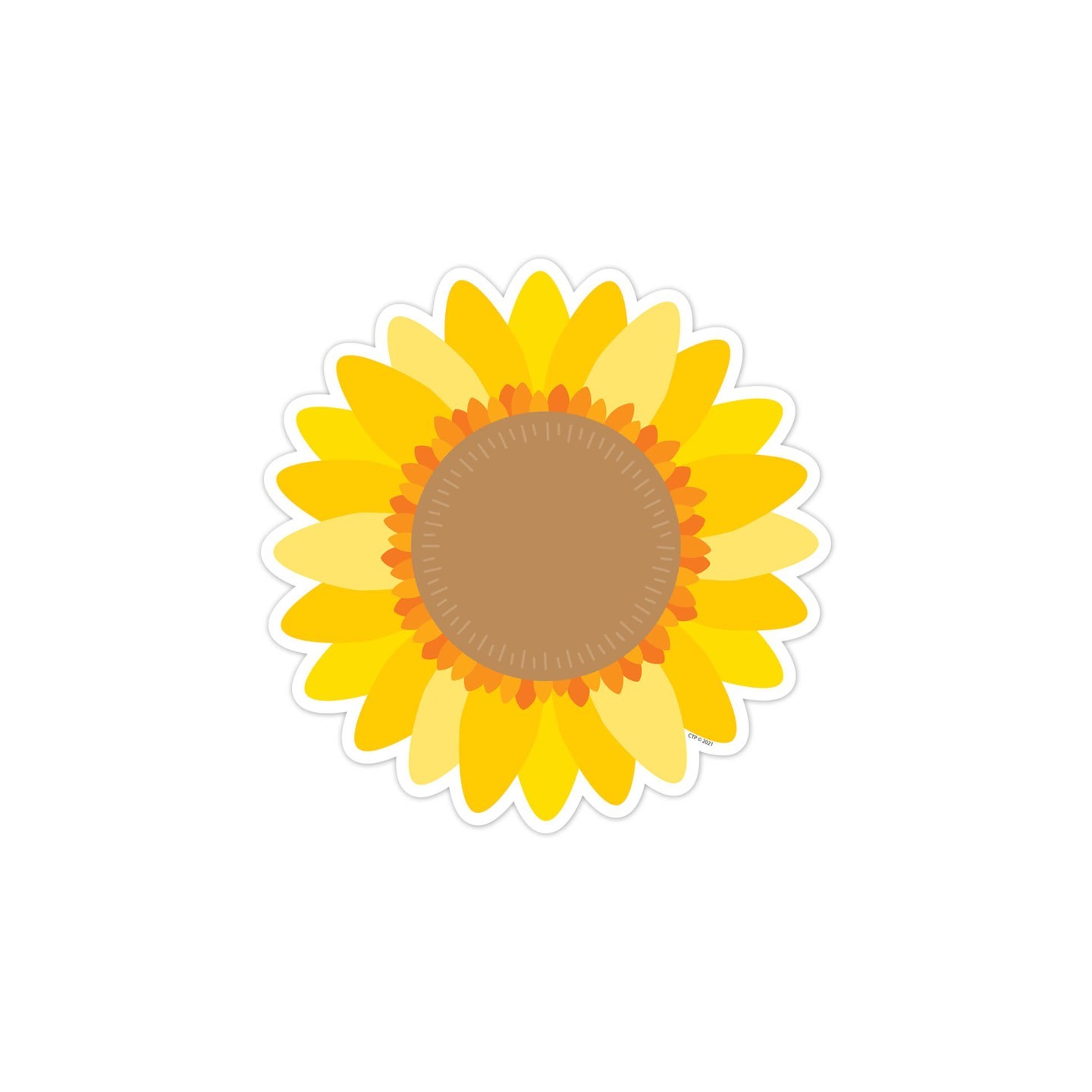 Creative Teaching Press® Sunflower 6" Designer Cut-Outs, Pack of 36