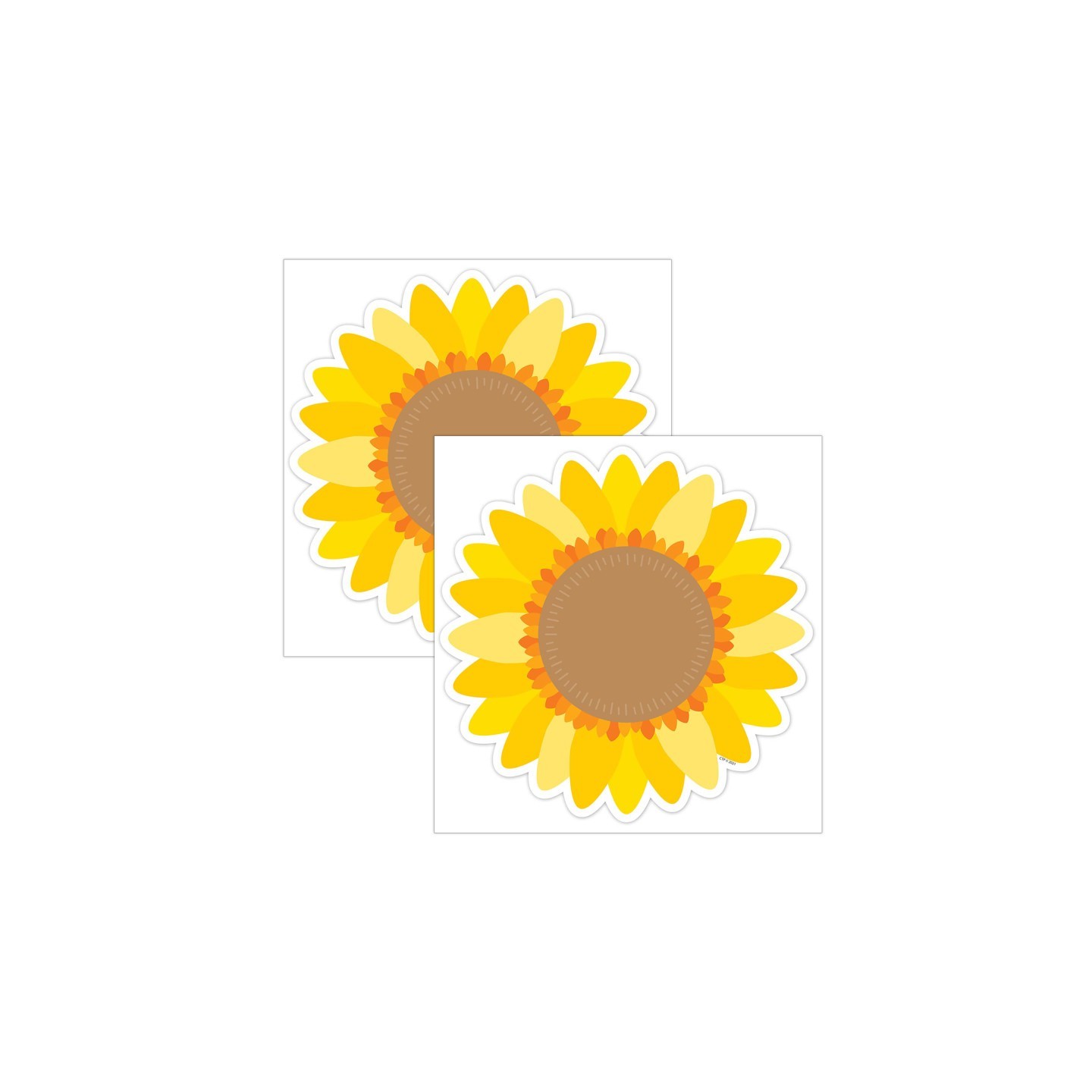 Creative Teaching Press® Sunflower 6" Designer Cut-Outs, 36 Per Pack, 2 Packs