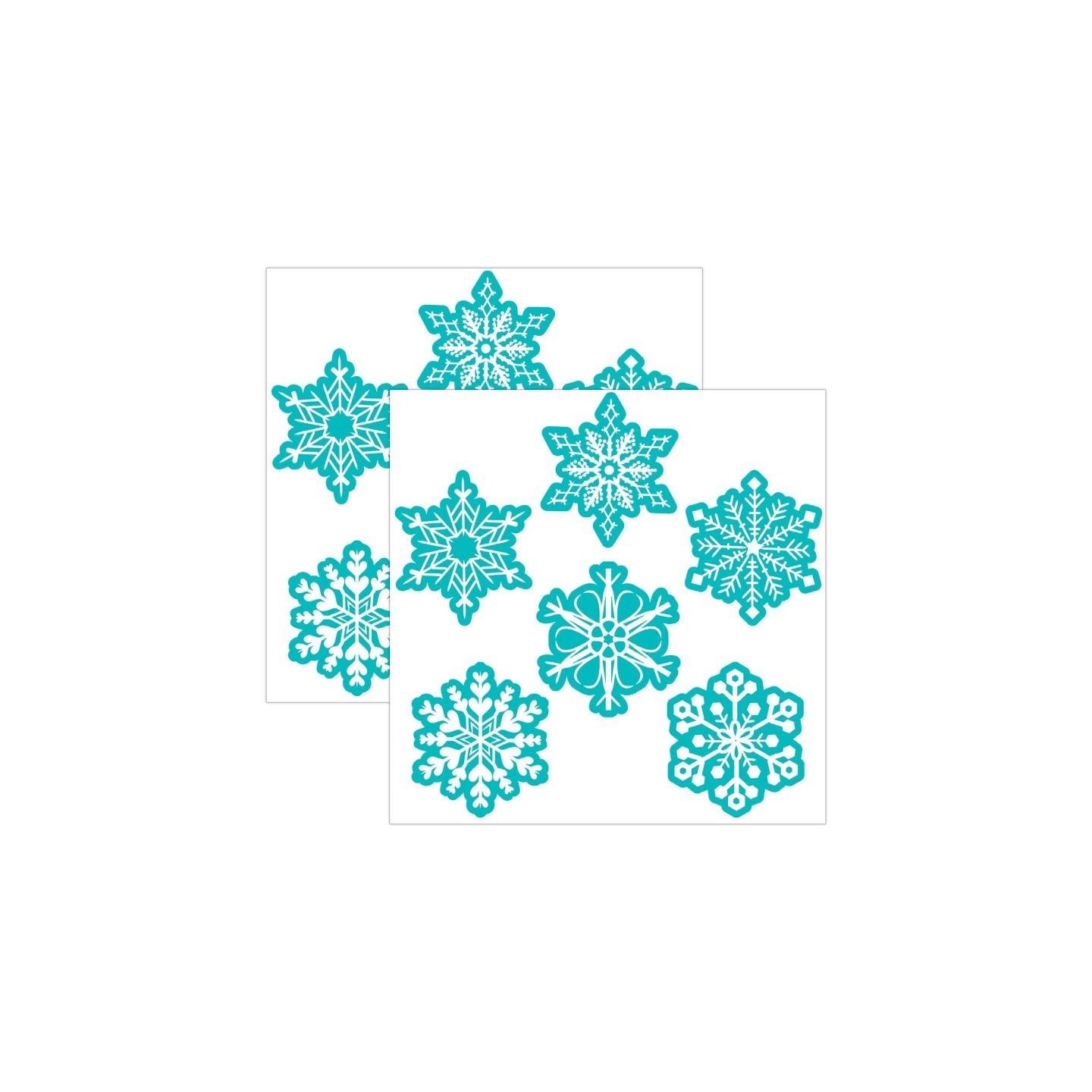 Creative Teaching Press® Snowflakes 6" Designer Cut-Outs, 36 Per Pack, 2 Packs