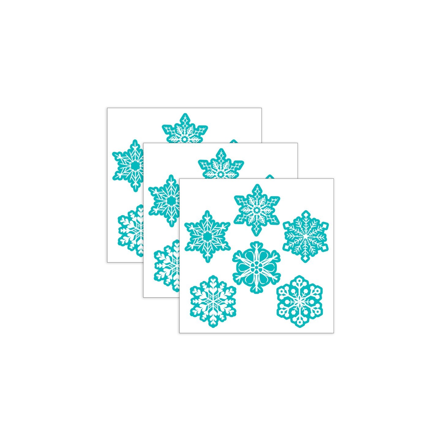 Creative Teaching Press® Snowflakes 6" Designer Cut-Outs, 36 Per Pack, 3 Packs