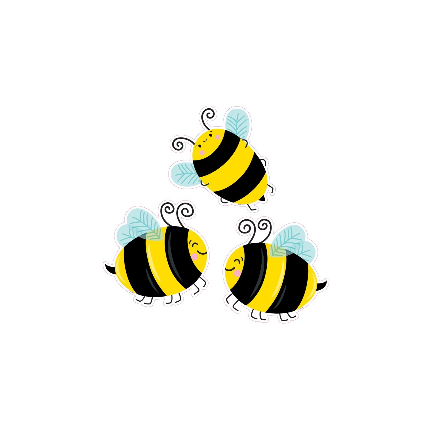 Creative Teaching Press® Busy Bees 6" Designer Cut-Outs, Pack of 36