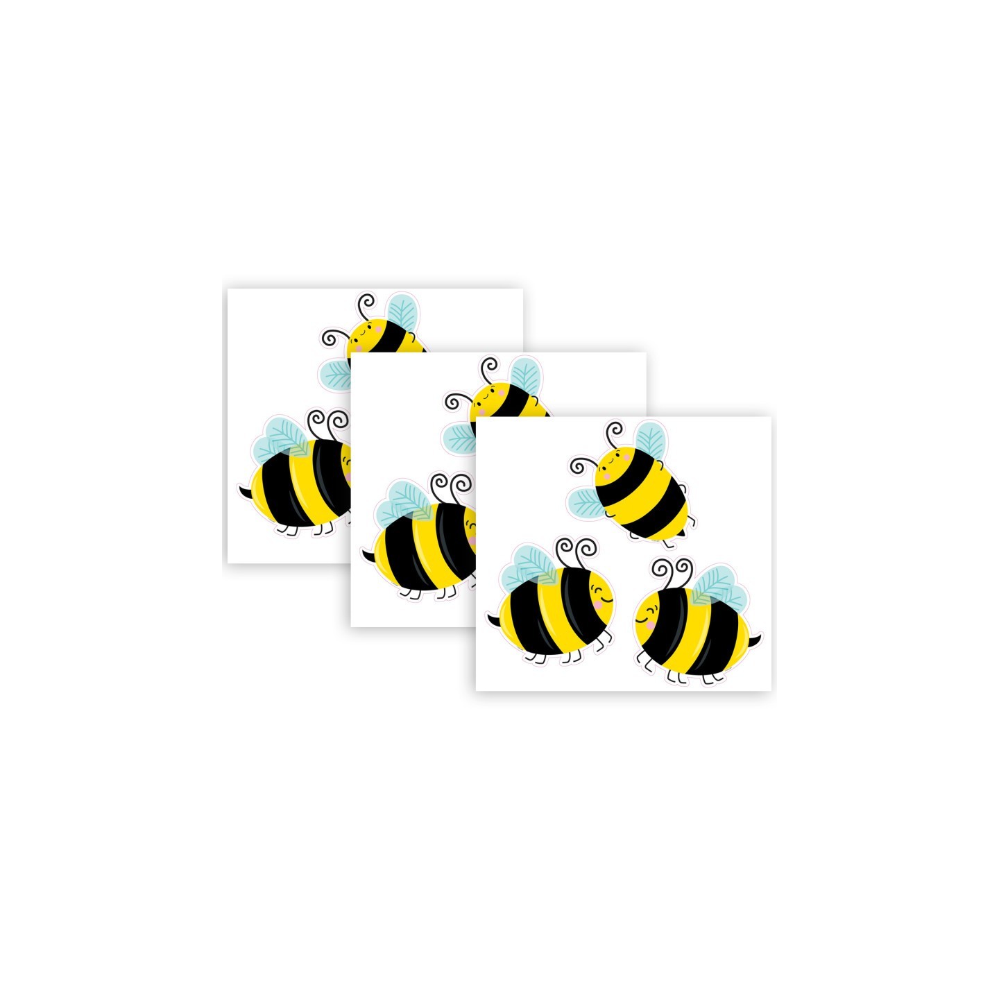 Creative Teaching Press® Busy Bees 6" Designer Cut-Outs, 36 Per Pack, 3 Packs
