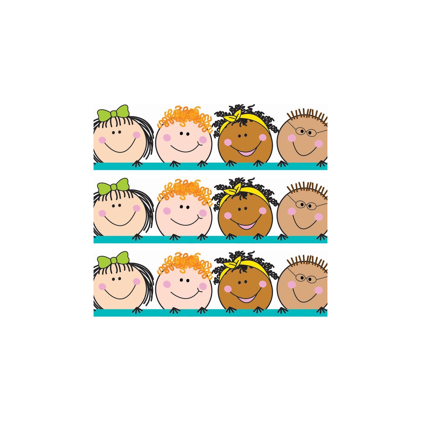 Creative Teaching Press® Stick Kids EZ Border™, 48 Feet Per Pack, 3 Packs