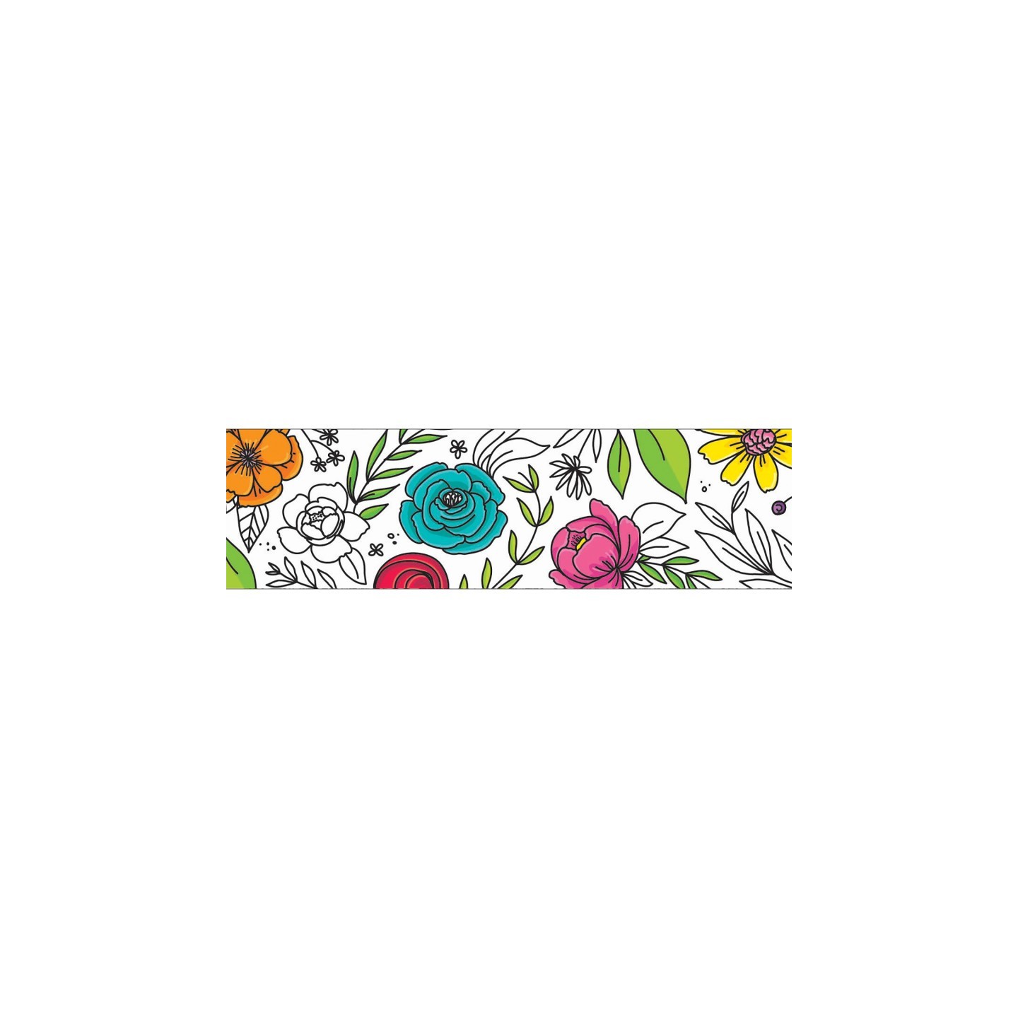 Creative Teaching Press® Bright Blooms Doodly Blooms EZ Border™, 48 Feet