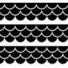 Creative Teaching Press® Black Scallops EZ Border™, 48 Feet Per Pack, 3 Packs