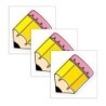 Creative Teaching Press® Core Décor Doodle Pencil 3" Designer Cut-Outs, 36 Per Pack, 3 Packs