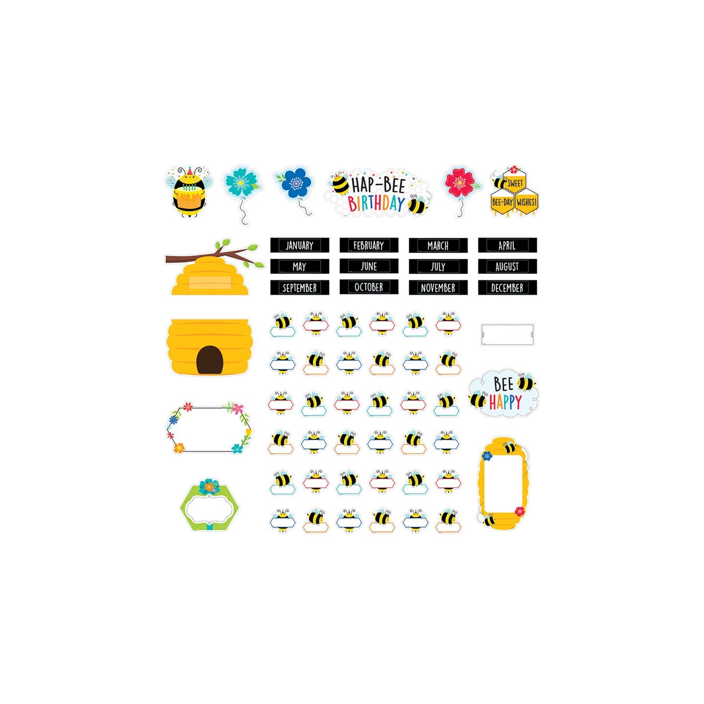 Creative Teaching Press® Busy Bees Birthday Bees Mini Bulletin Board Set