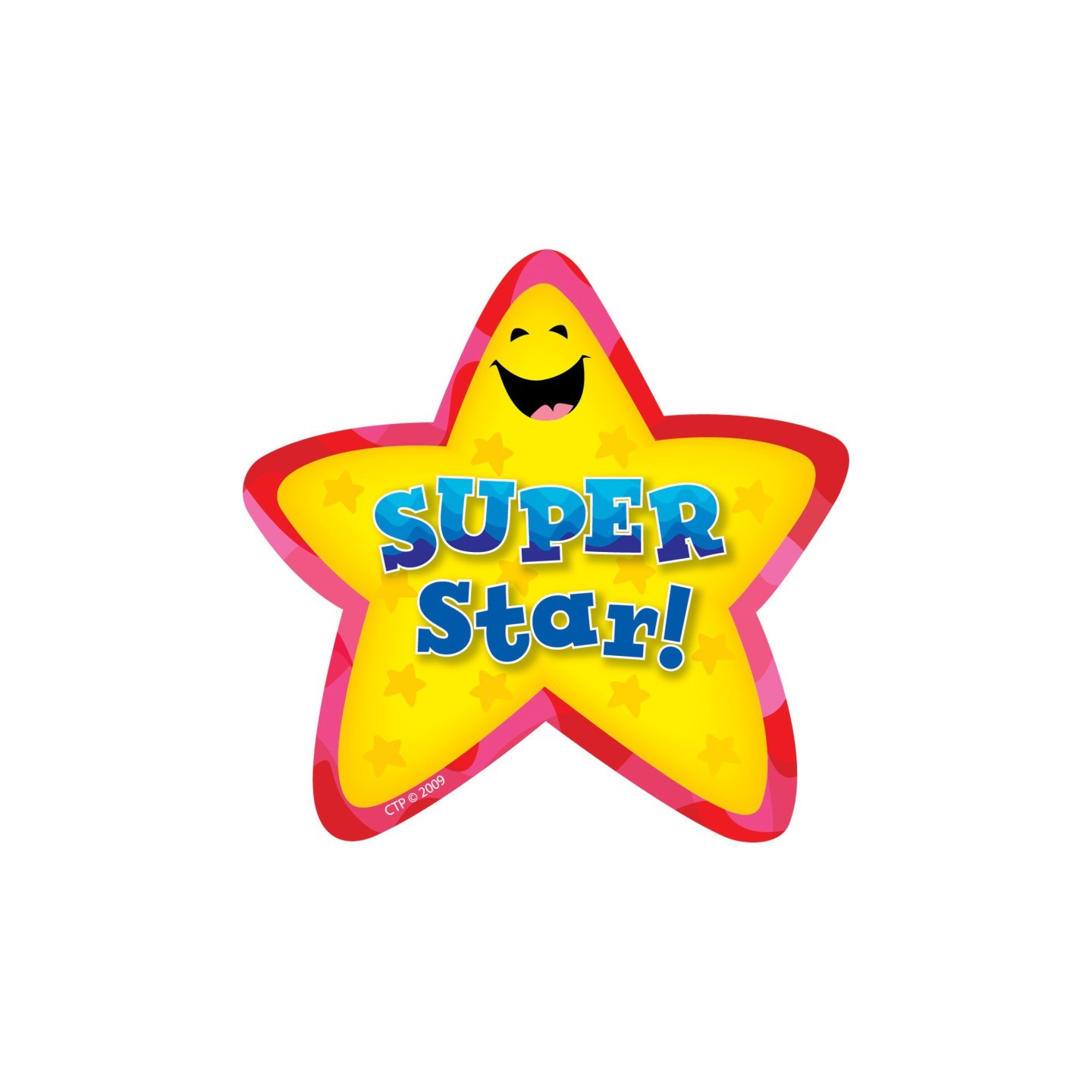 Creative Teaching Press® Super Star! Star Adhesive Award Badges, Pack of 36