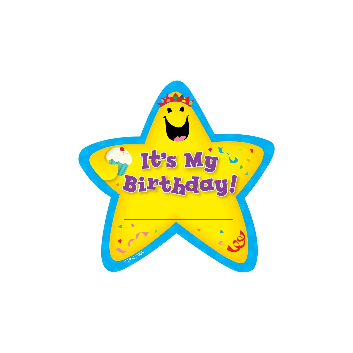 Creative Teaching Press® It's My Birthday! Star Badges, Pack of 36