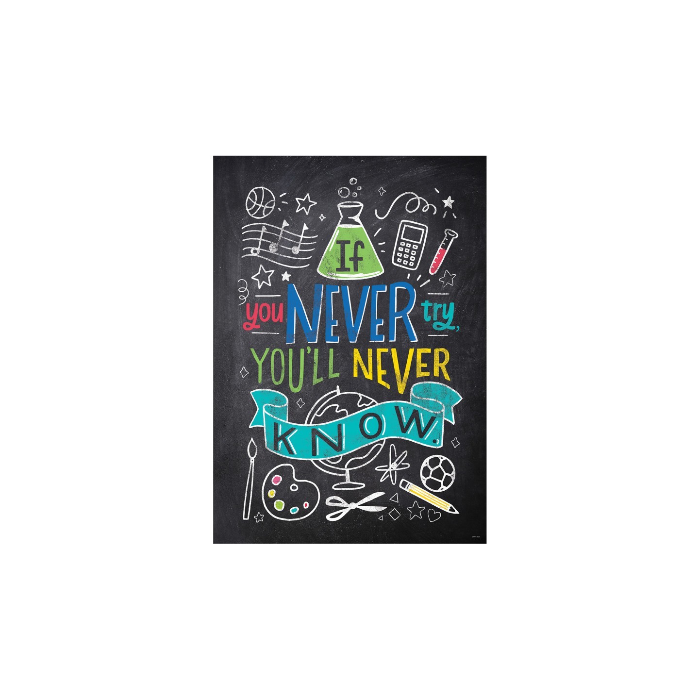 Creative Teaching Press® If You Never Try… Inspire U Poster
