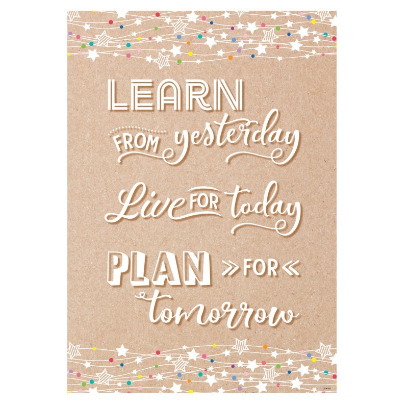Creative Teaching Press® Learn. Live. Plan. Inspire U Poster